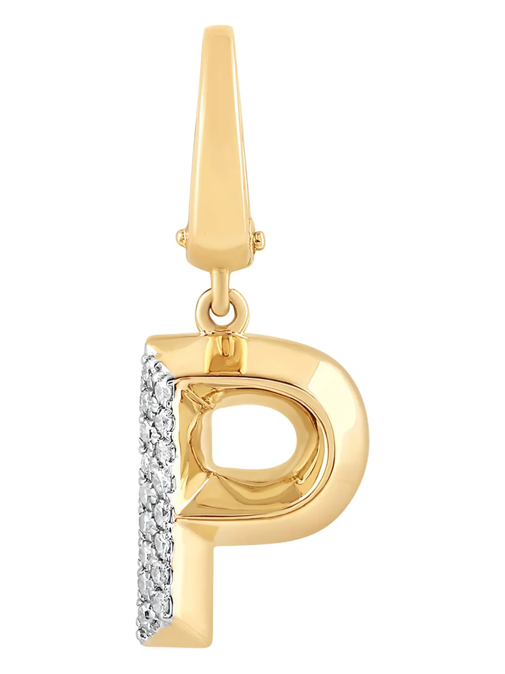 Подвеска Alphabet P из желтого золота с бриллиантами Tryyst, золотой 
Подвеска Alphabet P из желтого золота с бриллиантами Tryyst, золотой