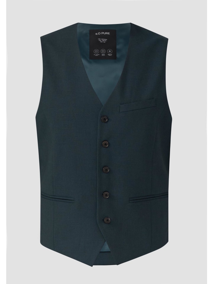 s.Oliver Жилет для использования в помещении S.OPURE, бензин 62W1
s.Oliver Жилет для использования в помещении S.OPURE, бензин 62W1