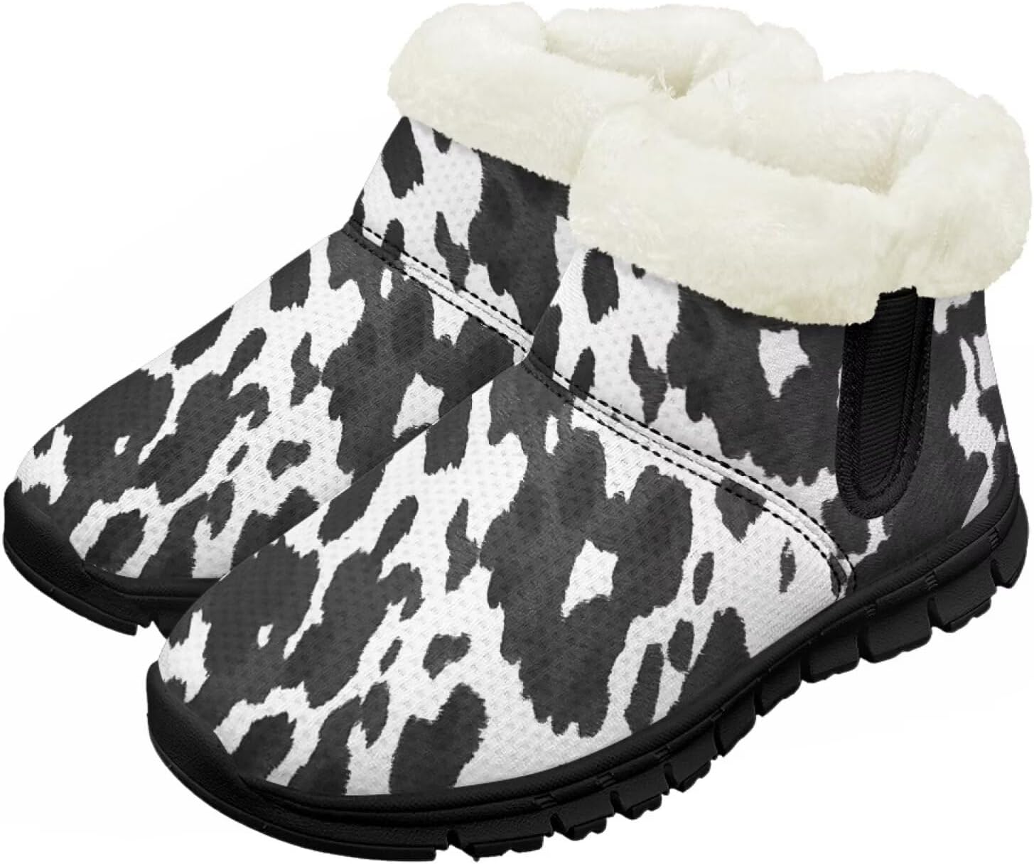 Зимние сапожки для девочек-детей, противоскользящие прогулочные кроссовки с меховой подкладкой, без шнурков, теплые короткие ботинки Pointodoor, Cow Printed
Зимние сапожки для девочек-детей, противоскользящие прогулочные кроссовки с меховой подкладкой, без шнурков, теплые короткие ботинки Pointodoor, Cow Printed