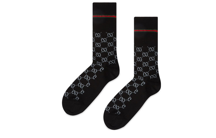 ФУ23 Носки до середины икры унисекс 1 упаковка черный серый GUCCI
ФУ23 Носки до середины икры унисекс 1 упаковка черный серый GUCCI