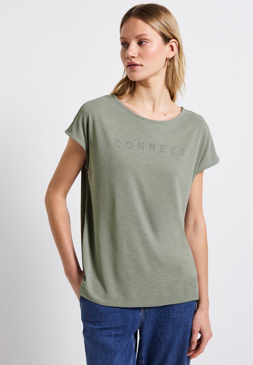 Футболка с принтом LOOK MIT WORDING Street One, зеленый
Футболка с принтом LOOK MIT WORDING Street One, зеленый