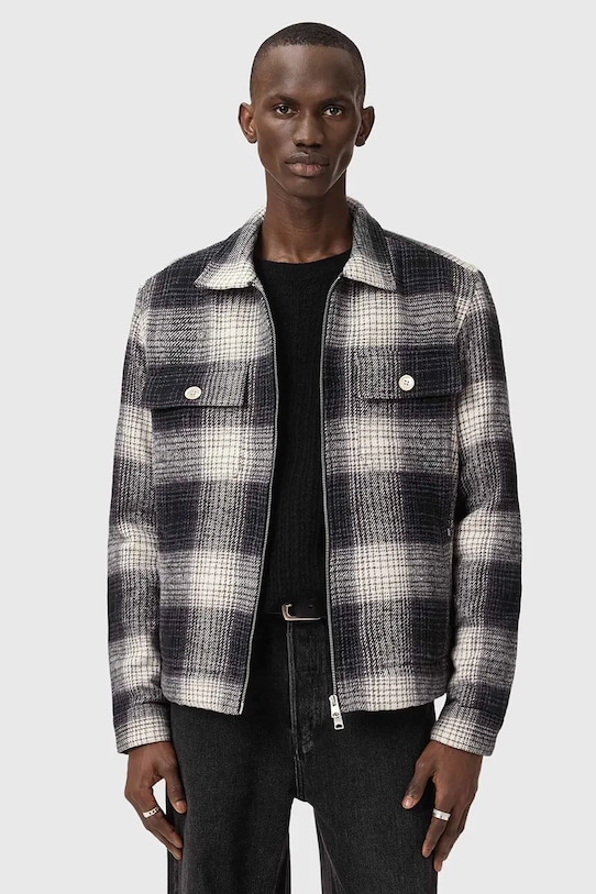 Хлопковая куртка-рубашка Allsaints, серый
Хлопковая куртка-рубашка Allsaints, серый