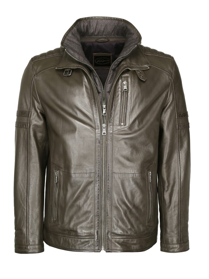 Кожаная куртка JCC 63535, зеленый
Кожаная куртка JCC 63535, зеленый