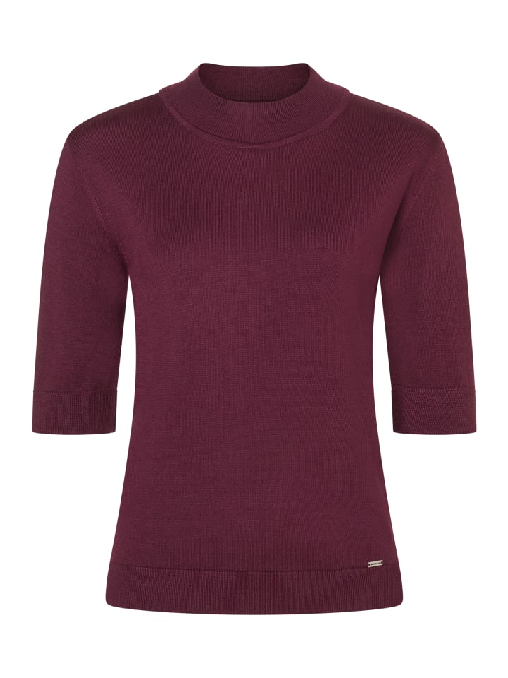 легкий свитер с короткими рукавами и воротником-стойкой цвета рубиновой орхидеи More & More
легкий свитер с короткими рукавами и воротником-стойкой цвета рубиновой орхидеи More & More