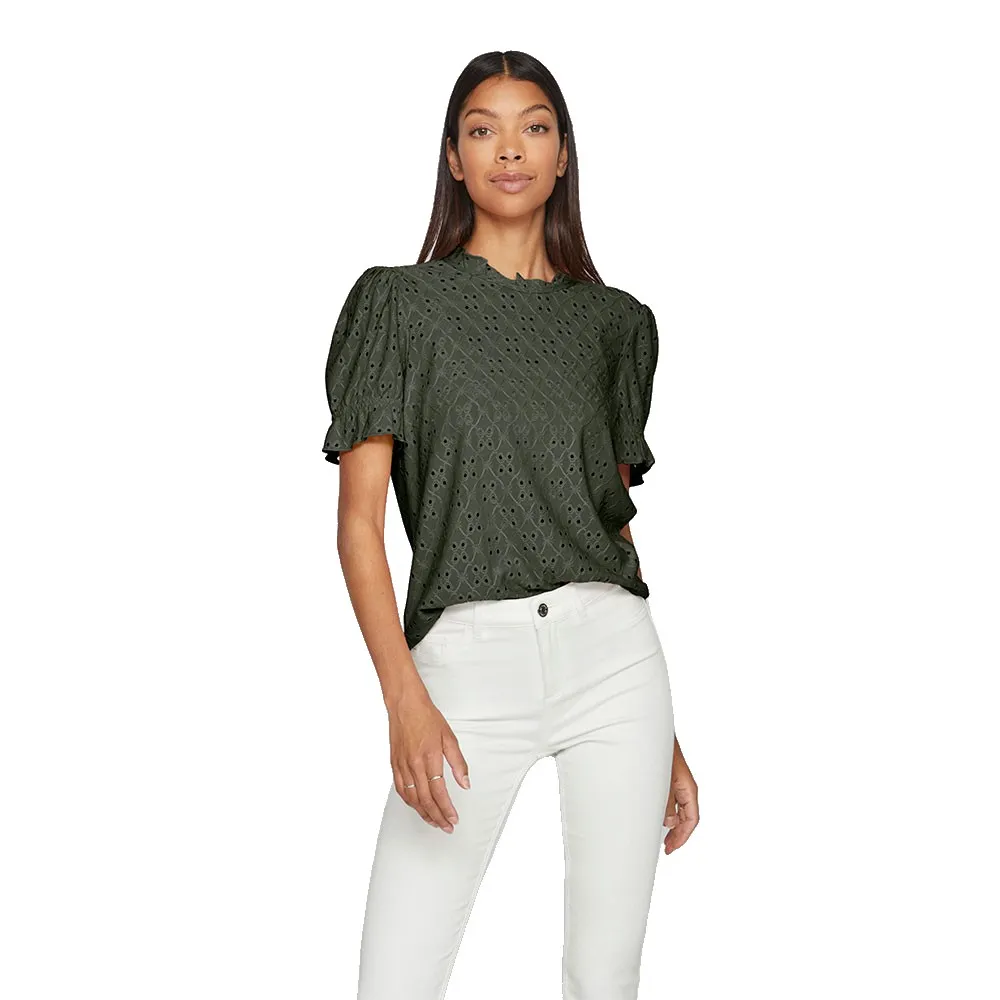 Блузка с коротким рукавом Vila Kawa, зеленый
Блузка с коротким рукавом Vila Kawa, зеленый