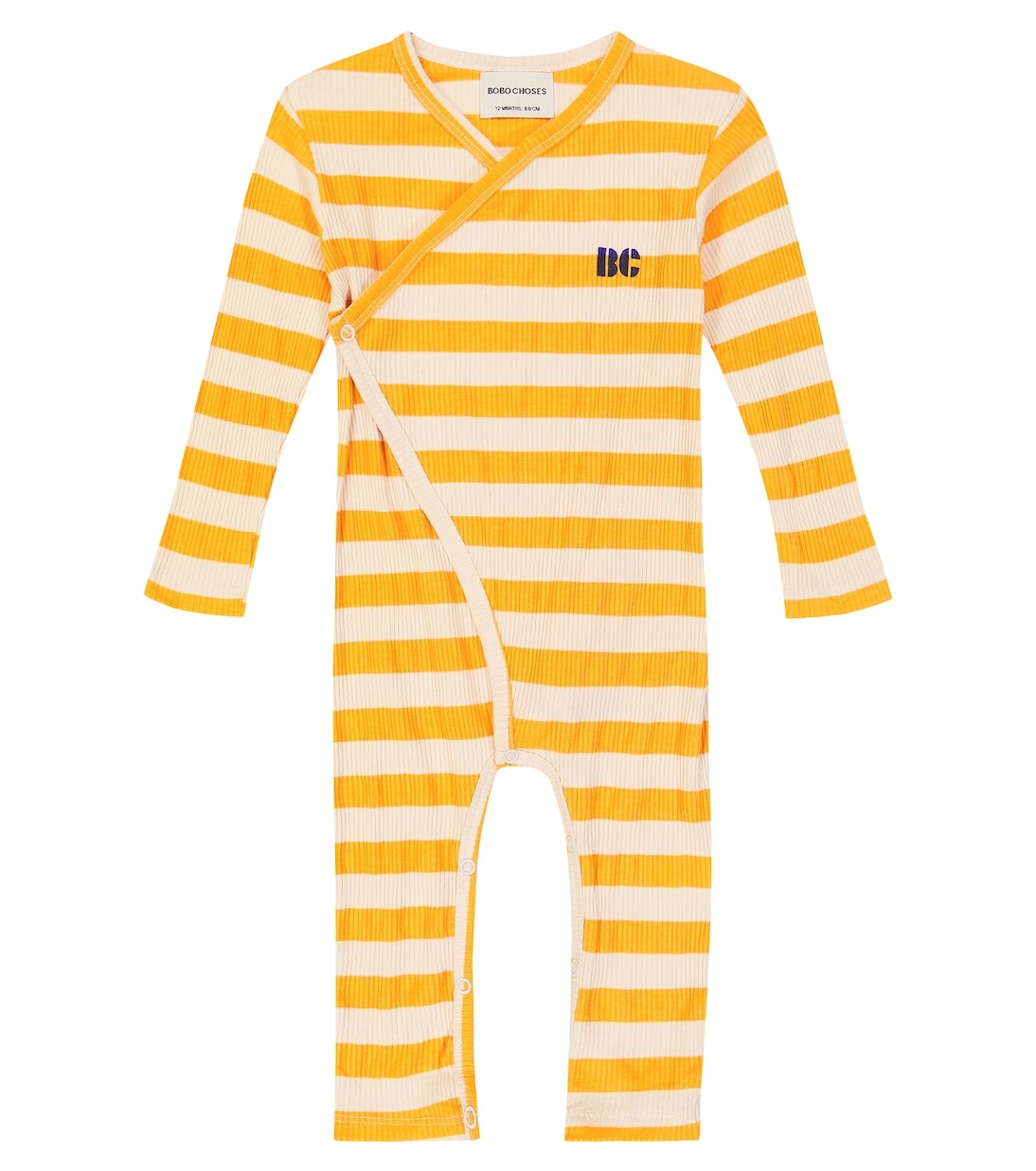 Детский комбинезон из джерси в полоску в рубчик Bobo Choses, мультиколор
Детский комбинезон из джерси в полоску в рубчик Bobo Choses, мультиколор