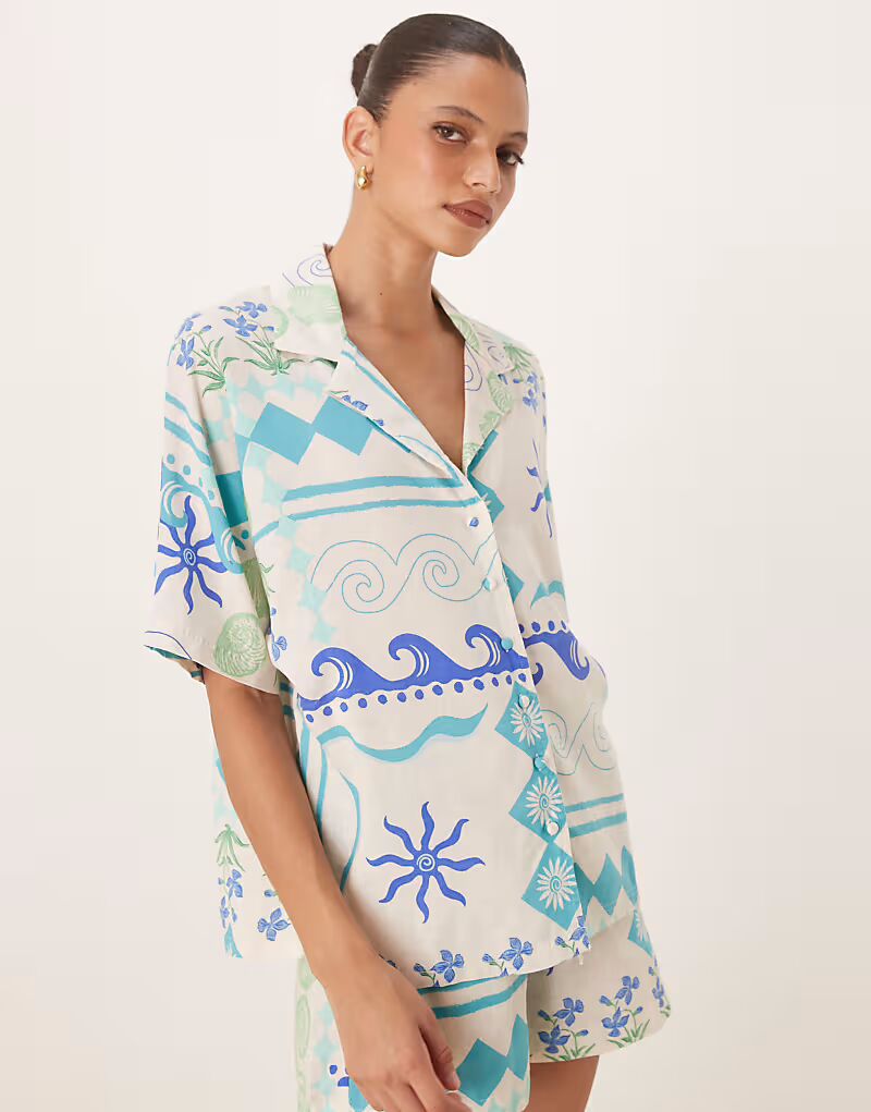 Льняная рубашка Nobody's Child Rhian белого и синего цветов Nobody'S Child
Льняная рубашка Nobody's Child Rhian белого и синего цветов Nobody'S Child