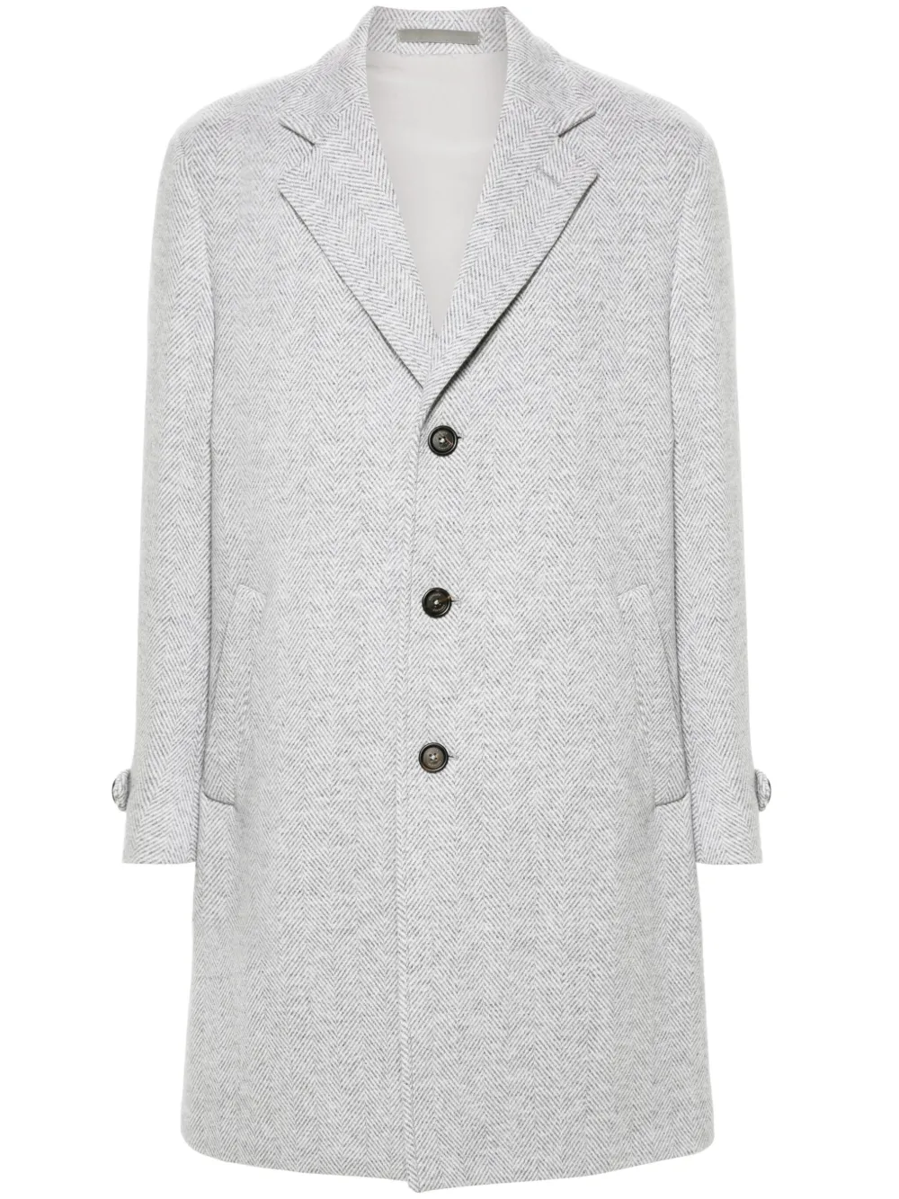 Пальто с узором в елочку Eleventy, серый
Пальто с узором в елочку Eleventy, серый
