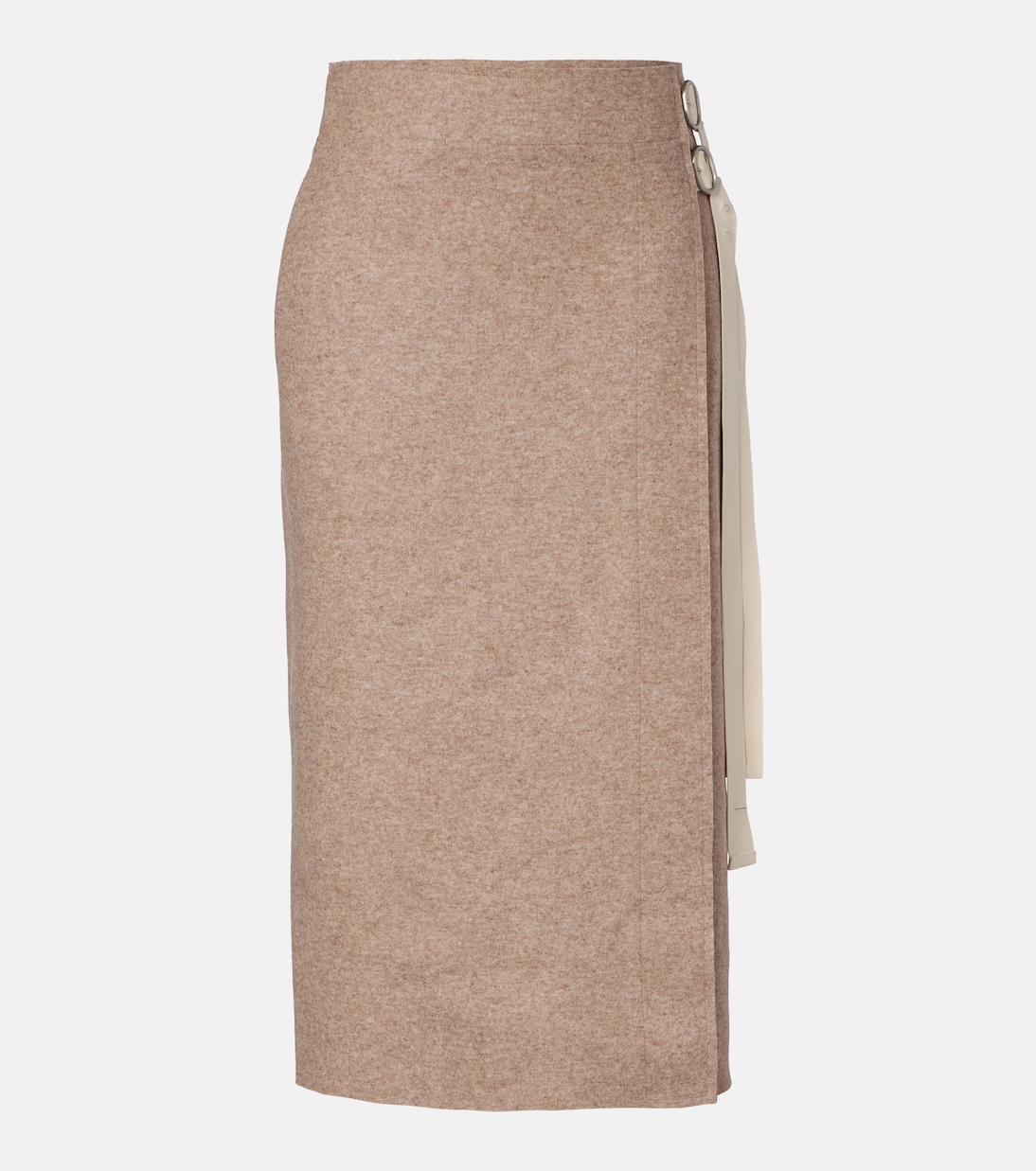 Шерстяная миди-юбка с добавлением других материалов Jil Sander, Ginger
Шерстяная миди-юбка с добавлением других материалов Jil Sander, Ginger