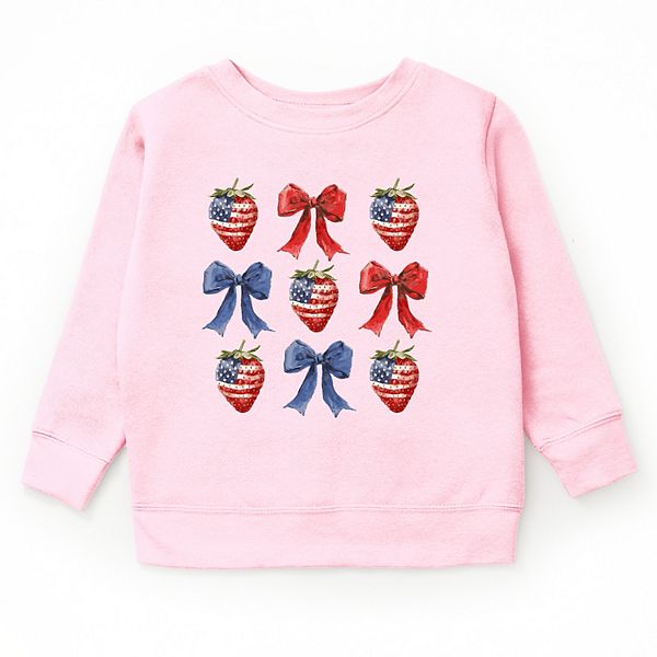 Свитшот Coquette с бантами и клубникой USA The Juniper Shop, Pink
Свитшот Coquette с бантами и клубникой USA The Juniper Shop, Pink