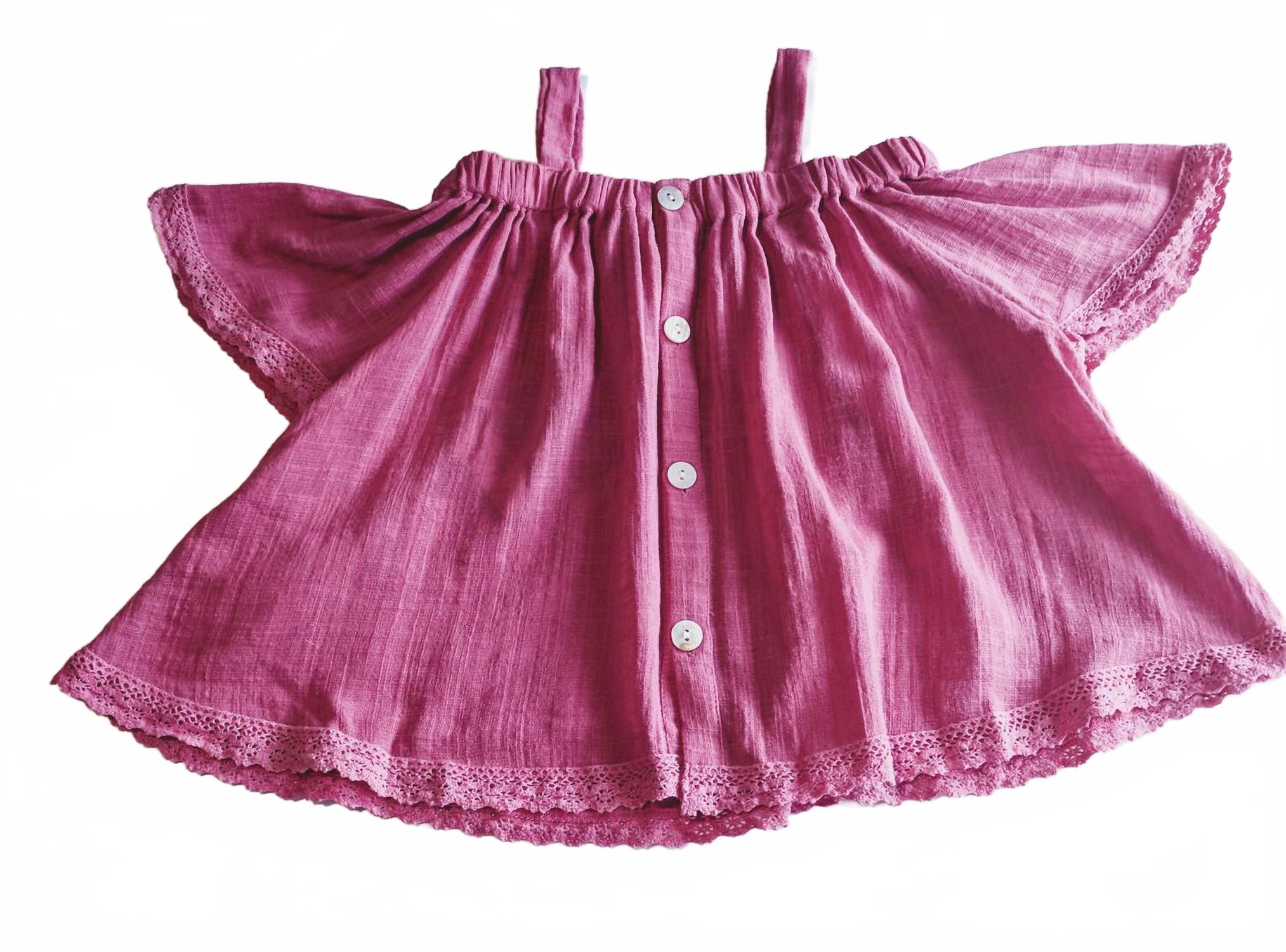 Детские топы с открытыми плечами в ярко-розовом цвете BELA & NUNI
Детские топы с открытыми плечами в ярко-розовом цвете BELA & NUNI