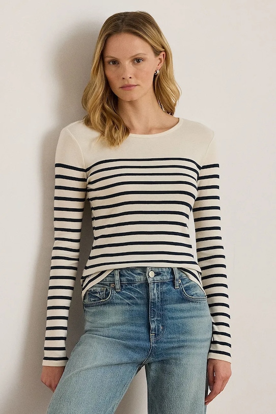 Хлопковая блузка Lauren Ralph Lauren, бежевый
Хлопковая блузка Lauren Ralph Lauren, бежевый