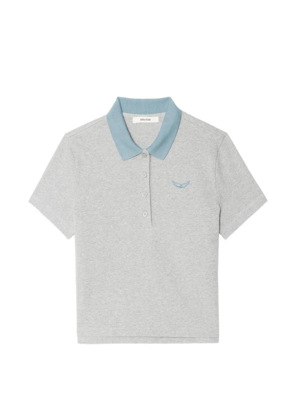 Поло с деталями в виде крыльев Zadig&Voltaire, серый
Поло с деталями в виде крыльев Zadig&Voltaire, серый