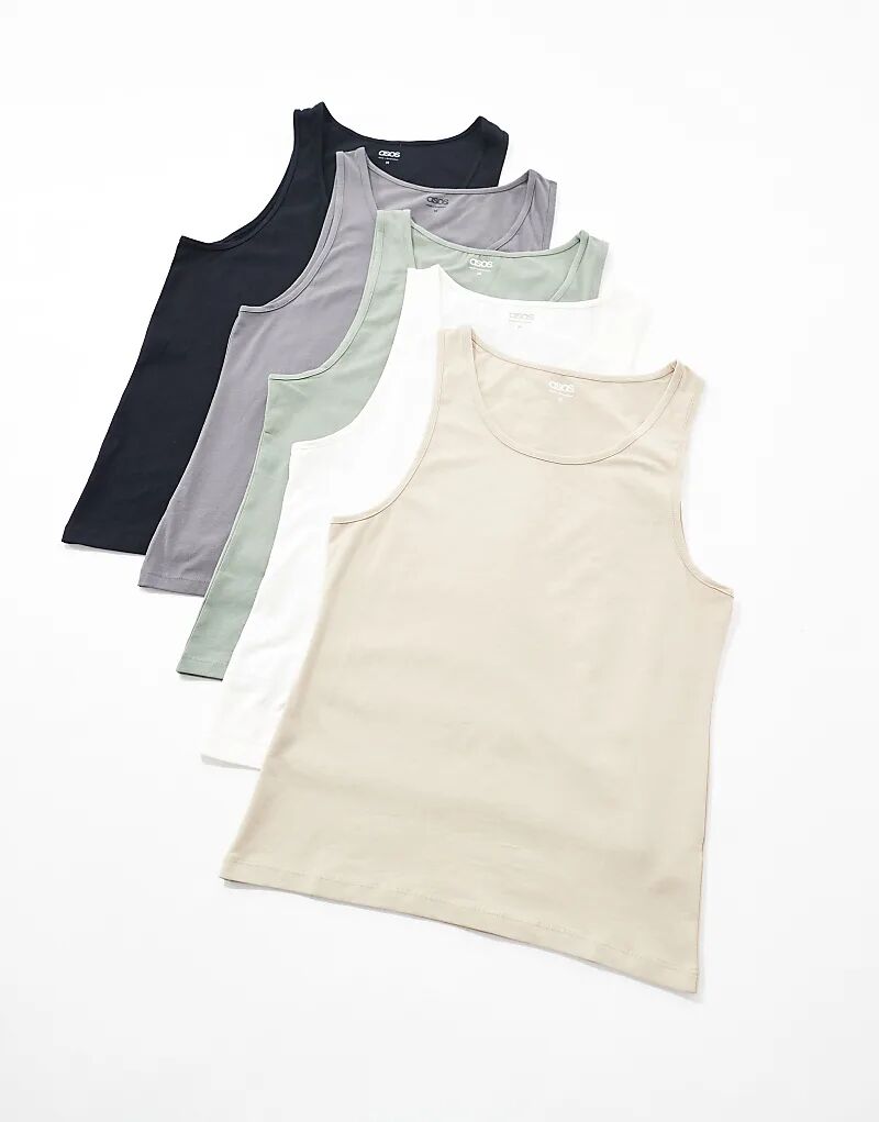 5 упаковок топов для укрепления мышц в разных цветах ASOS DESIGN
5 упаковок топов для укрепления мышц в разных цветах ASOS DESIGN