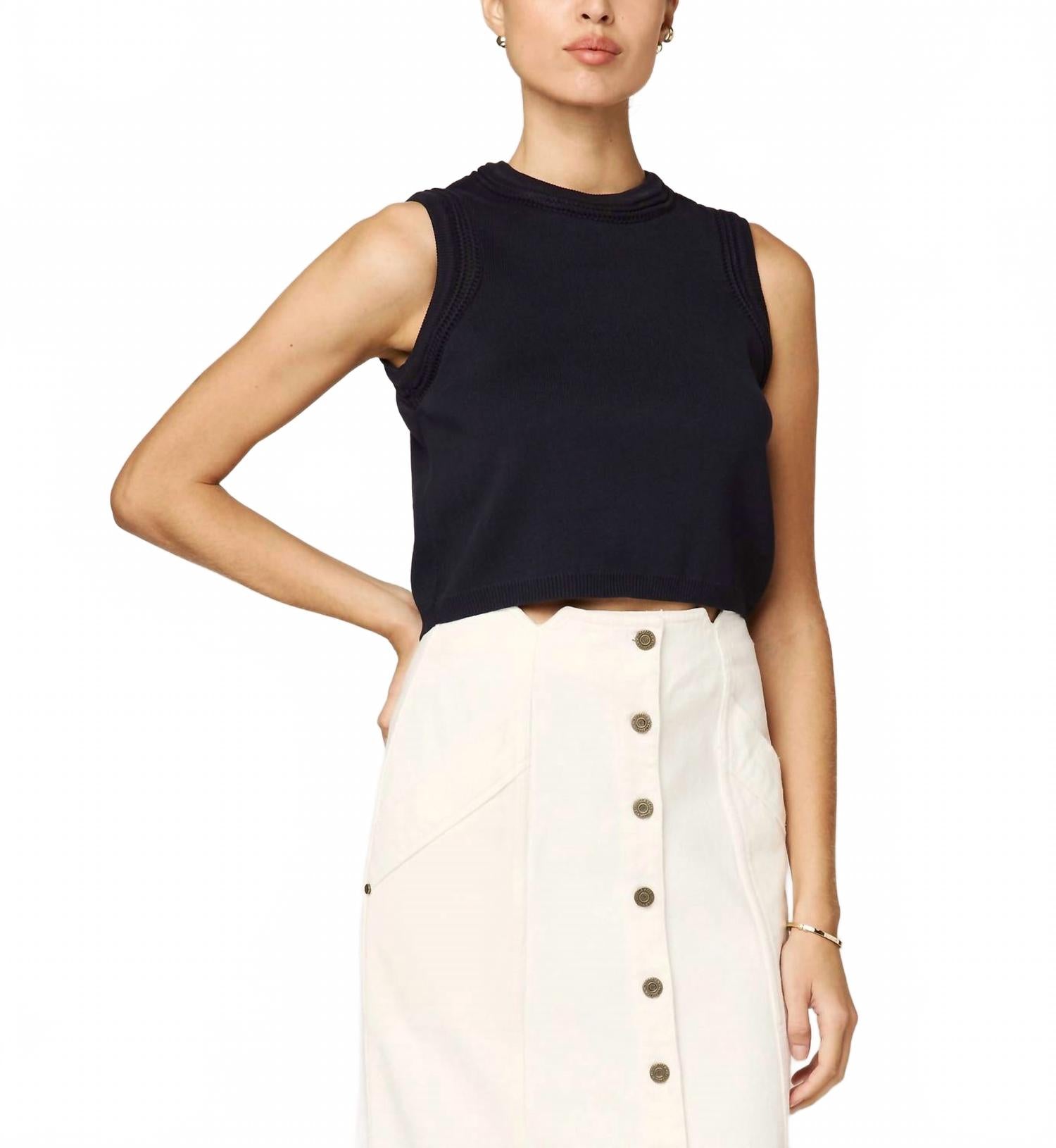 Нефритовый танк полуночно-синего цвета Cleobella, темно-синий
Нефритовый танк полуночно-синего цвета Cleobella, темно-синий