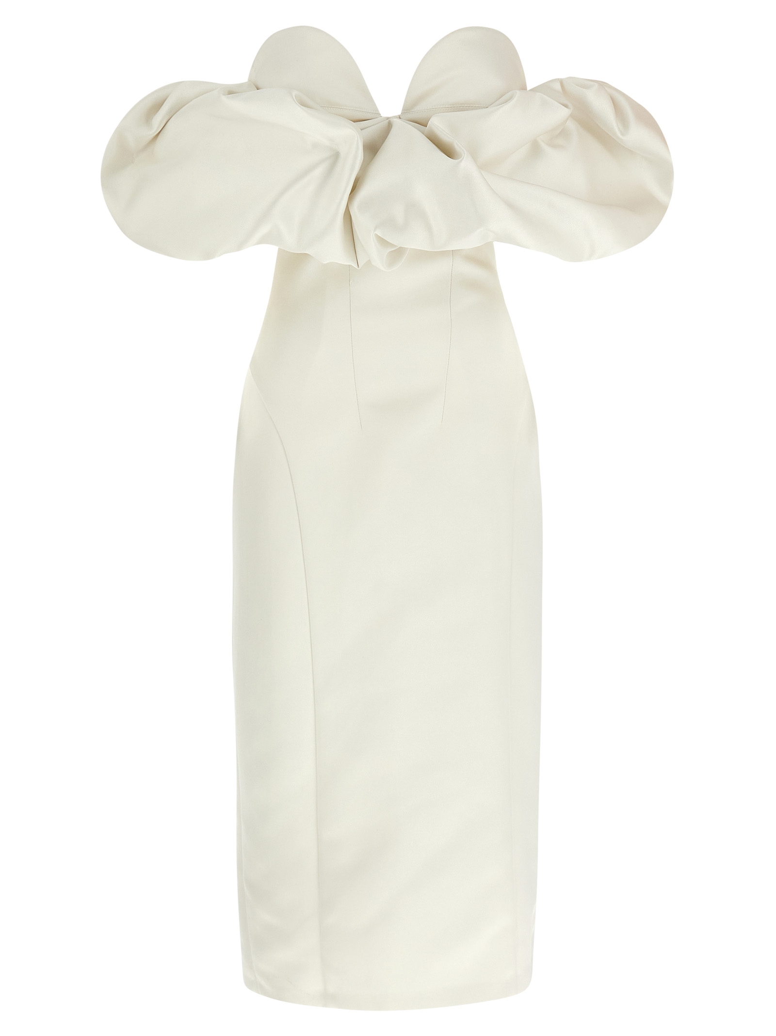 Платье с открытыми плечами Elisabetta Franchi, белый
Платье с открытыми плечами Elisabetta Franchi, белый