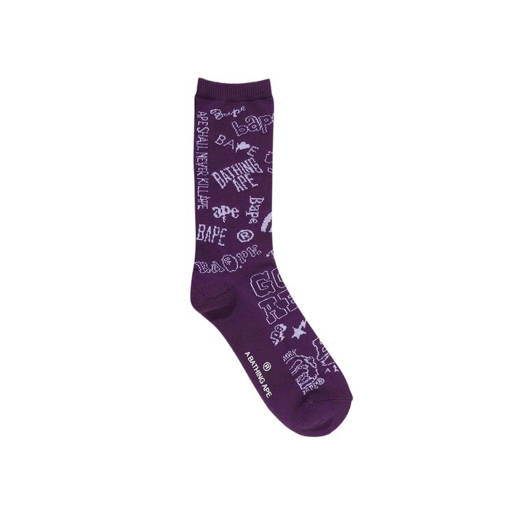 Носки BAPE Graffiti Pattern Socks, фиолетовый
Носки BAPE Graffiti Pattern Socks, фиолетовый