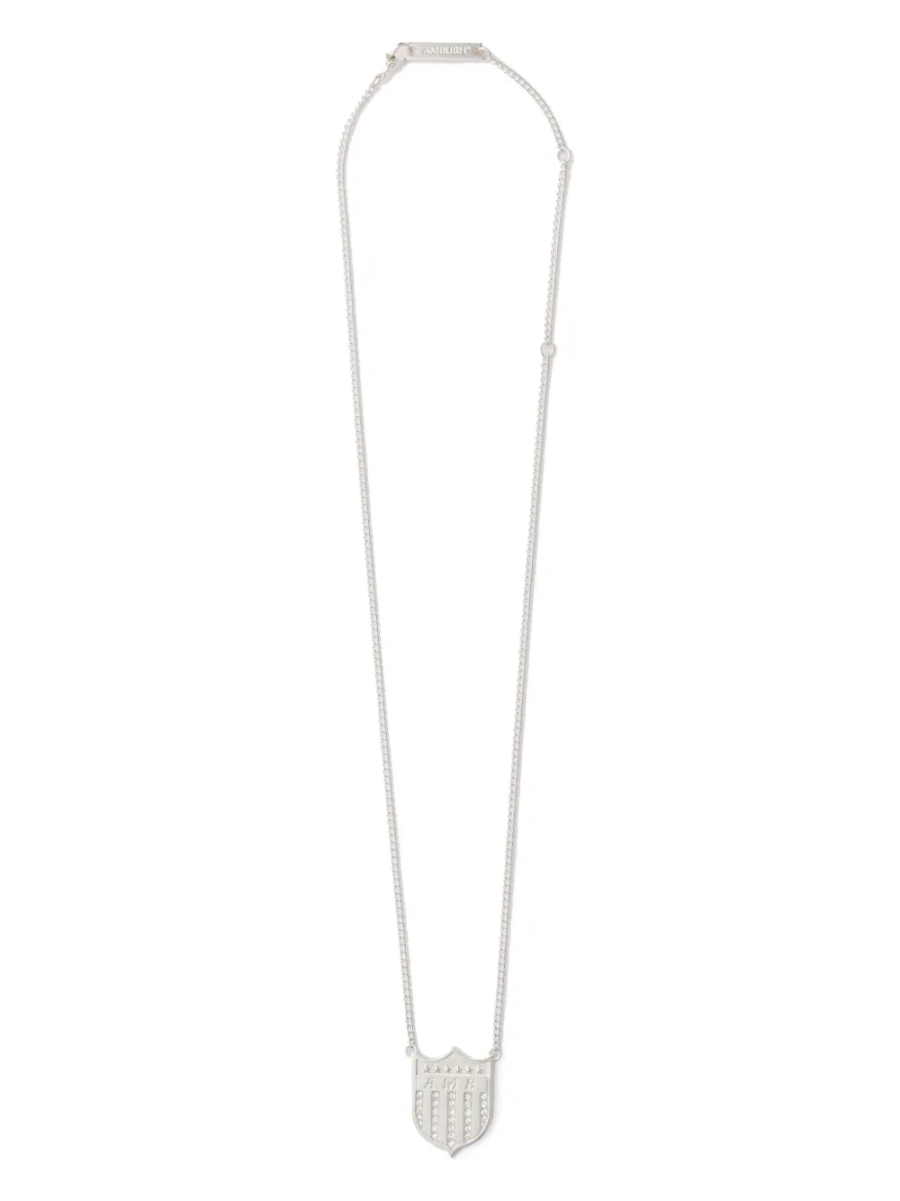 Колье с подвеской AMBUSH, серебяный
Колье с подвеской AMBUSH, серебяный