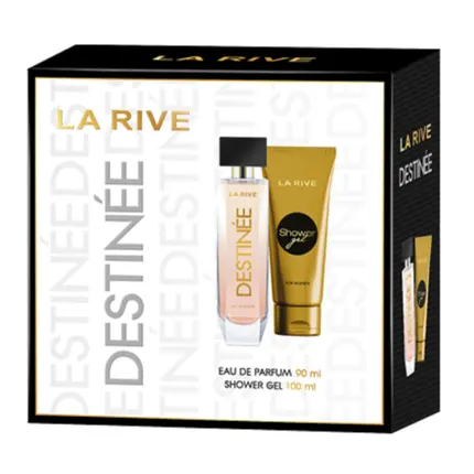 La Rive Destinee Gift Set Edp 90ml And 100ml Shower Gel - New And Original
La Rive Destinee Gift Set Edp 90ml And 100ml Shower Gel - New And Original