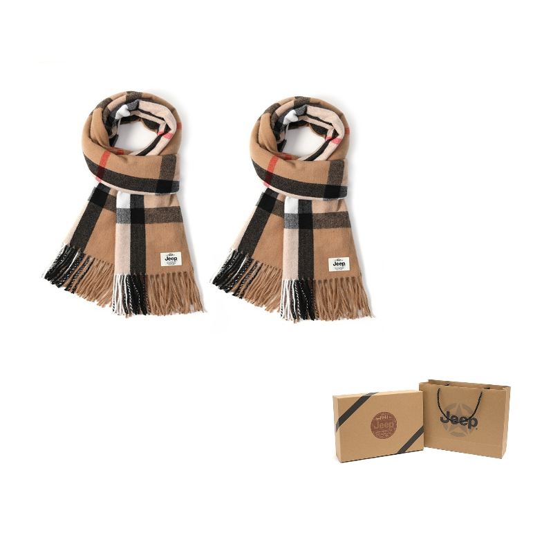 Шарф из искусственного кашемира Unisex Jeep, 2 pack (хаки+хаки)
Шарф из искусственного кашемира Unisex Jeep, 2 pack (хаки+хаки)