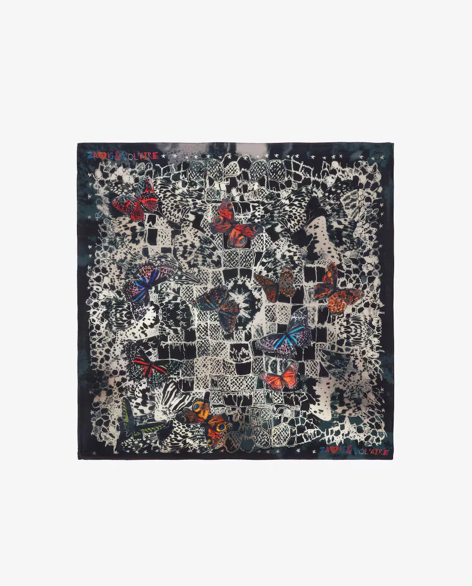 Разноцветный шелковый женский шарф Blondie Zadig & Voltaire, мультиколор
Разноцветный шелковый женский шарф Blondie Zadig & Voltaire, мультиколор
