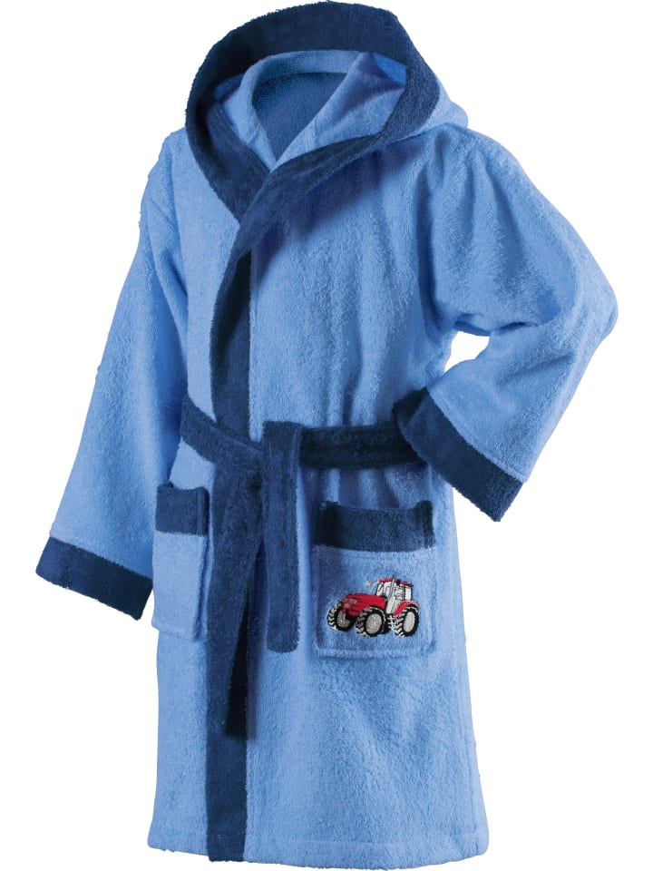 Erwin Müller Детский банный халат из махровой ткани с капюшоном, светло-голубого цвета
Erwin Müller Детский банный халат из махровой ткани с капюшоном, светло-голубого цвета