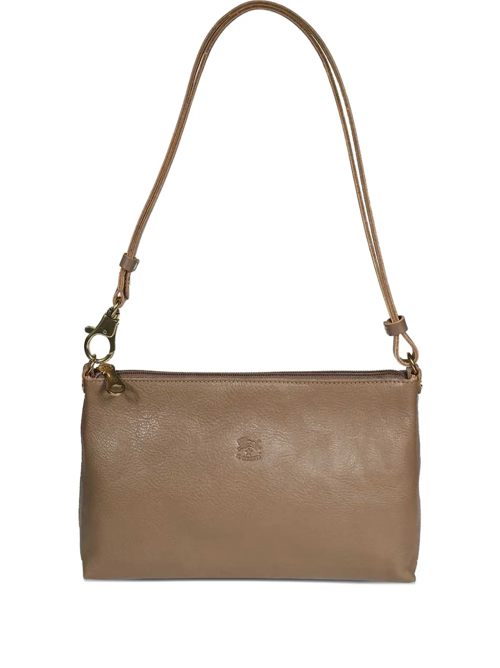 Кожаный клатч с логотипом Il Bisonte, серый
Кожаный клатч с логотипом Il Bisonte, серый