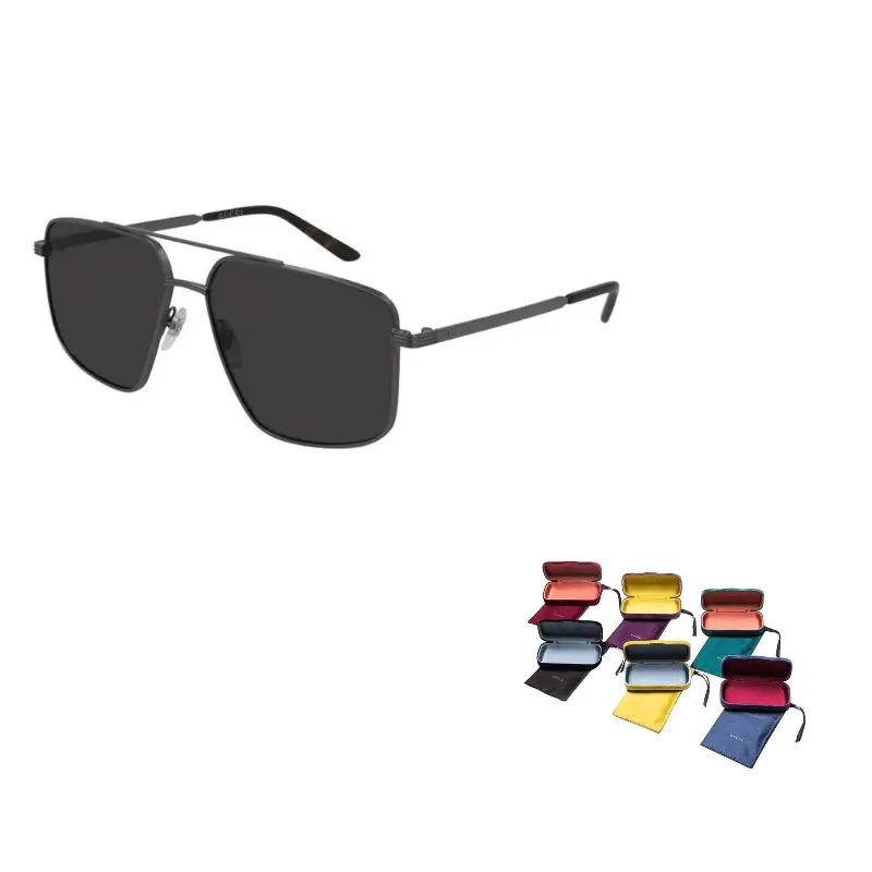 Pilot frame Double bridge Солнцезащитные очки GUCCI, черный
Pilot frame Double bridge Солнцезащитные очки GUCCI, черный