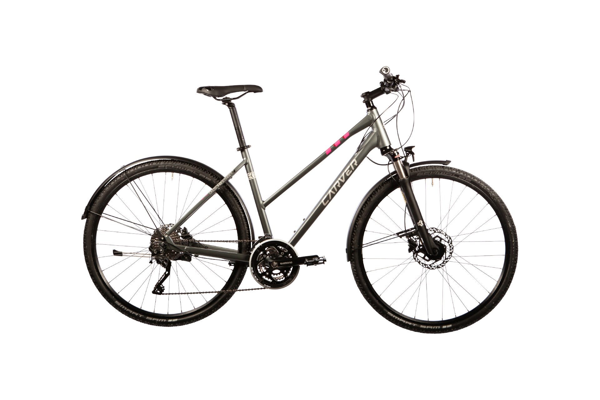 Кроссовый велосипед Carver Cinos Street 140 30s - 28 дюймов - Damen Sport - 2024, цвет Grau|anthracite silver neonpink
Кроссовый велосипед Carver Cinos Street 140 30s - 28 дюймов - Damen Sport - 2024, цвет Grau|anthracite silver neonpink