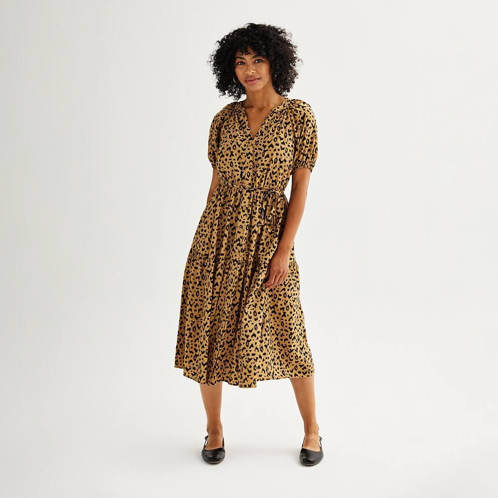 Платье миди Petite Sonoma Goods For Life с эластичными рукавами, цвет Tan Animal Print
Платье миди Petite Sonoma Goods For Life с эластичными рукавами, цвет Tan Animal Print