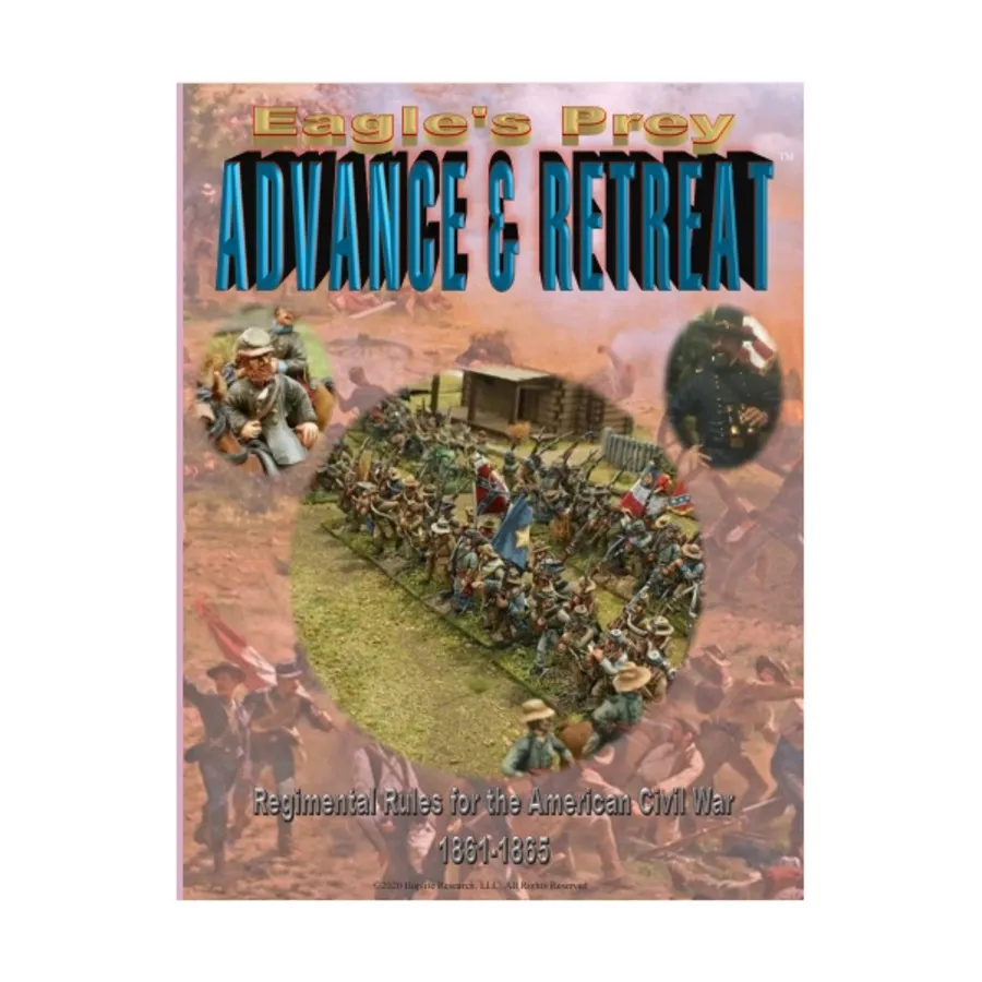 Добыча орла - Наступление и отступление - Полковые правила Гражданской войны в США 1861-1865 гг., Miniature Rules (Hoplite Research)
Добыча орла - Наступление и отступление - Полковые правила Гражданской войны в США 1861-1865 гг., Miniature Rules (Hoplite Research)