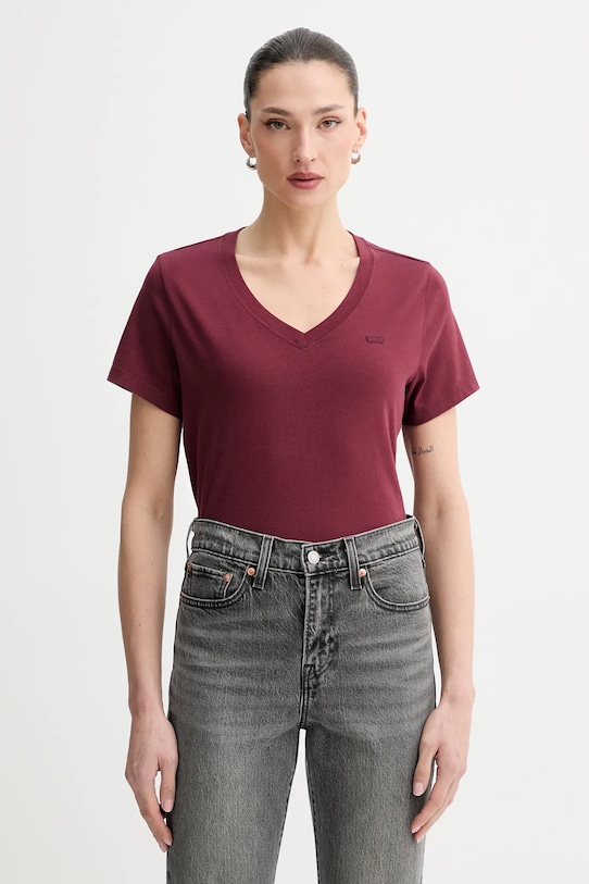 Хлопковая футболка t2 perfect v Levi's, красный
Хлопковая футболка t2 perfect v Levi's, красный