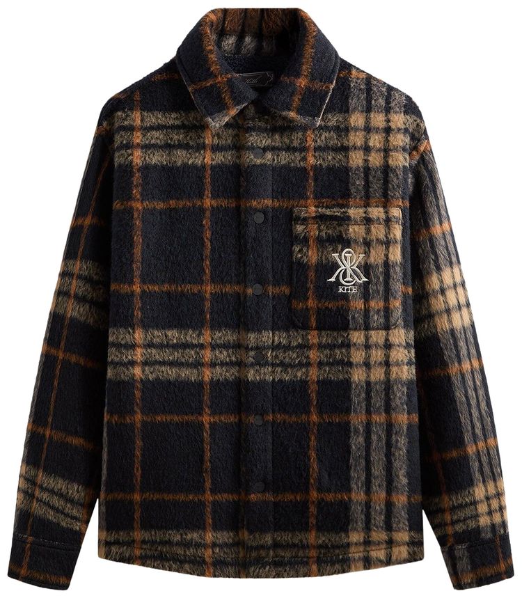 Рубашка-куртка Kith Brushed Plaid Sheridan, черный
Рубашка-куртка Kith Brushed Plaid Sheridan, черный
