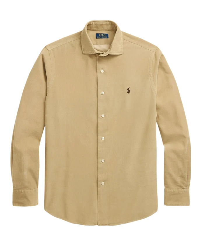 Вышитая вельветовая рубашка из хлопка Polo Ralph Lauren, бежевый
Вышитая вельветовая рубашка из хлопка Polo Ralph Lauren, бежевый