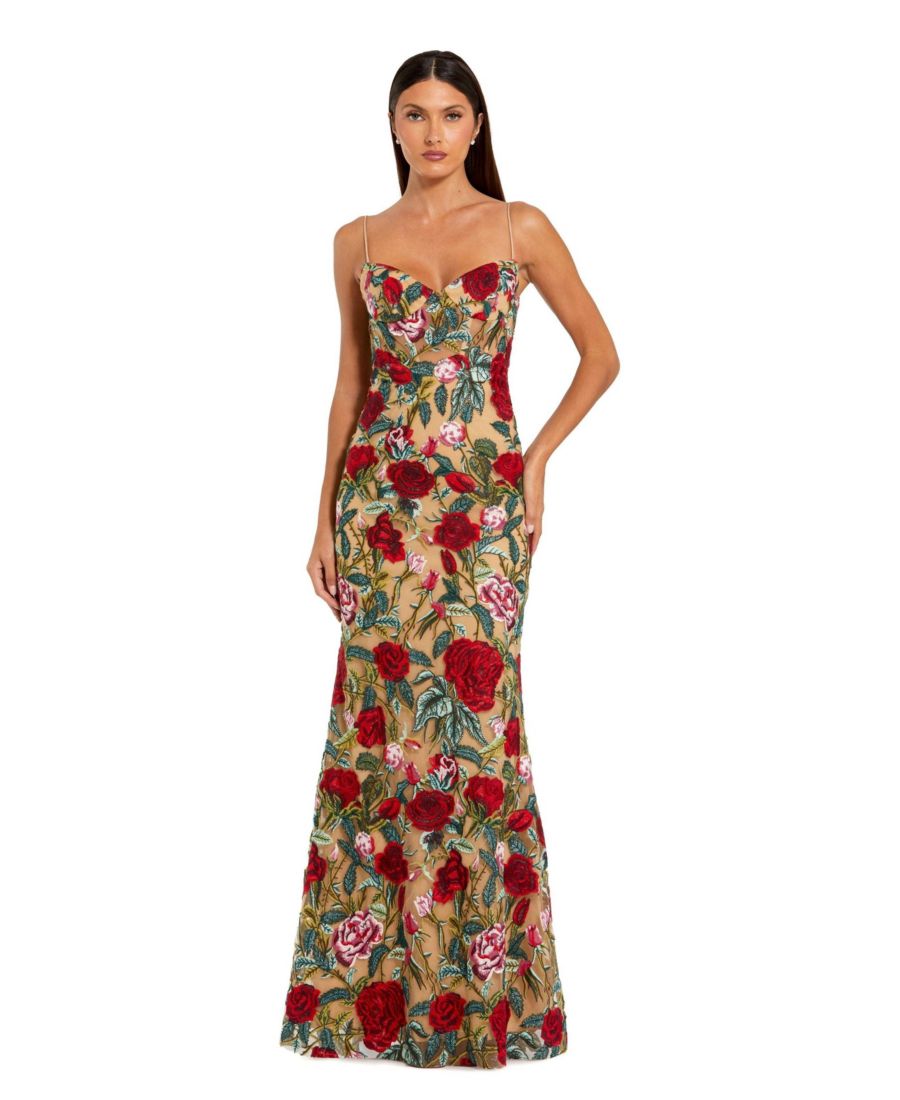 Женское платье с цветочной вышивкой и открытыми плечами Mac Duggal, Nude multi
Женское платье с цветочной вышивкой и открытыми плечами Mac Duggal, Nude multi