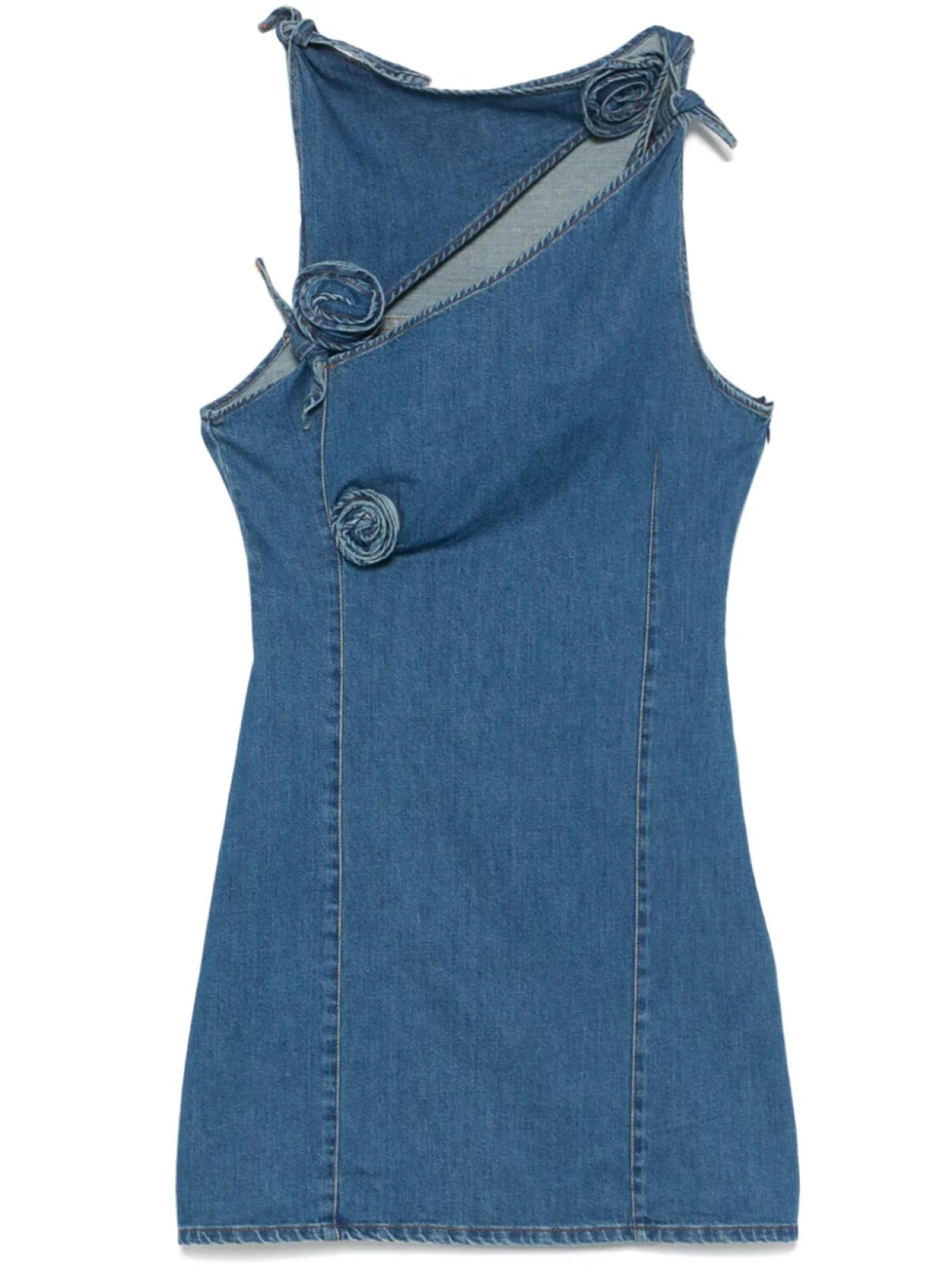 Coperni платье мини асимметричного кроя, синий
Coperni платье мини асимметричного кроя, синий