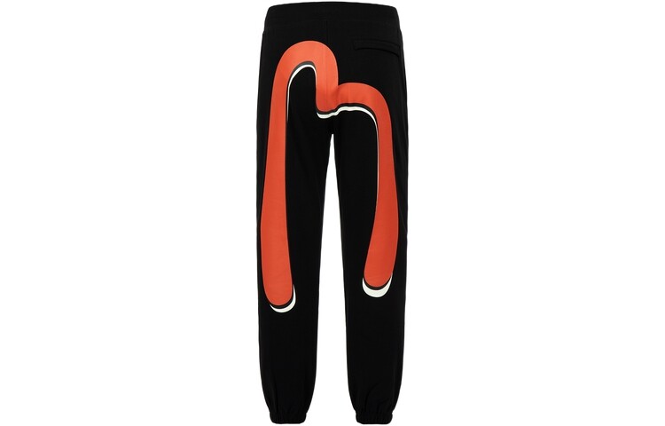 Трикотажные спортивные штаны мужские черные Evisu, черный
Трикотажные спортивные штаны мужские черные Evisu, черный