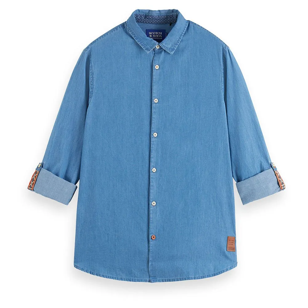 Рубашка Scotch & Soda 178438, синий
Рубашка Scotch & Soda 178438, синий