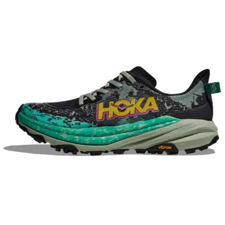 Кроссовки женские SPEEDGOAT 6 с низким верхом, черные/зеленые Hoka One One
Кроссовки женские SPEEDGOAT 6 с низким верхом, черные/зеленые Hoka One One