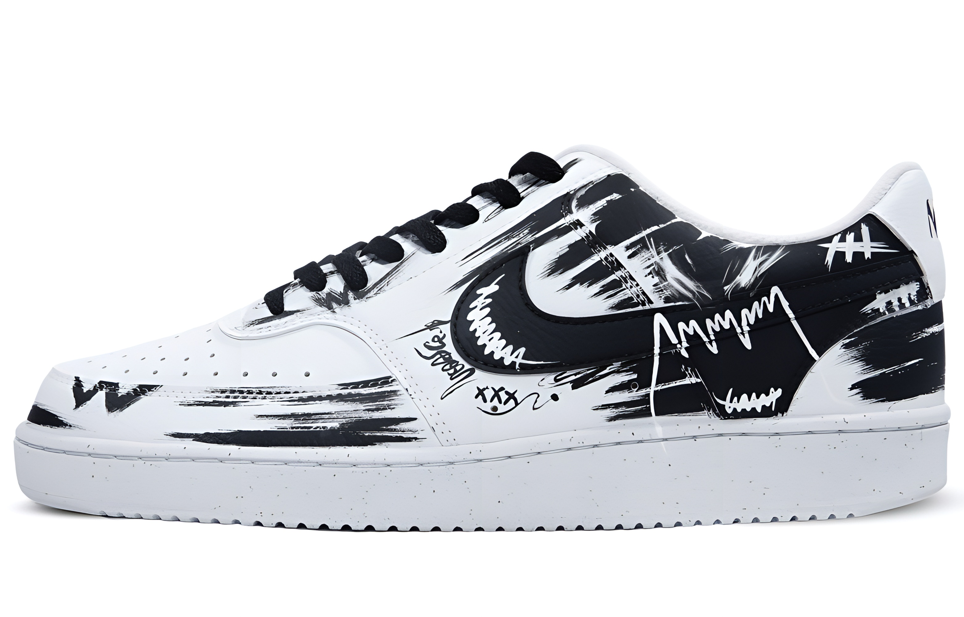 Nike Кроссовки Court Vision 1 с низким верхом, противоскользящие, износостойкие, мужские, черно-белые
Nike Кроссовки Court Vision 1 с низким верхом, противоскользящие, износостойкие, мужские, черно-белые