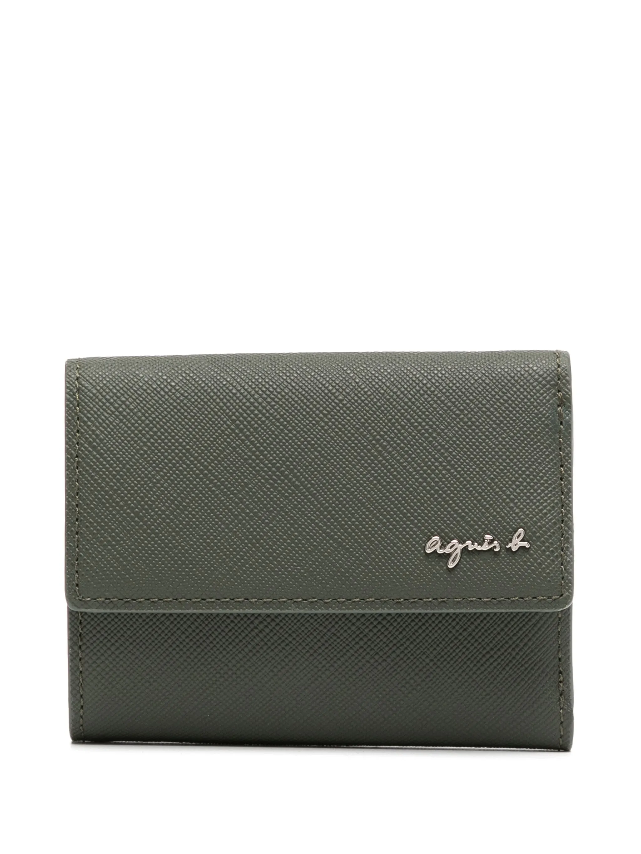 Кошелек с логотипом Agnès B., зеленый
Кошелек с логотипом Agnès B., зеленый