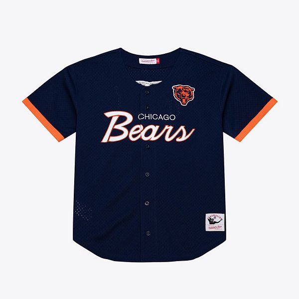 Мужская синяя футболка Chicago Bears Head Coach с сетчатыми вставками Mitchell & Ness
Мужская синяя футболка Chicago Bears Head Coach с сетчатыми вставками Mitchell & Ness