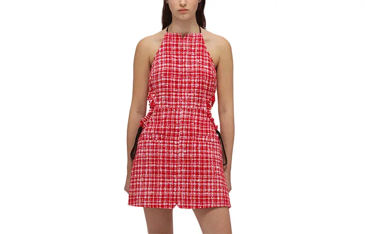 Self Portrait SS22 Безрукавное Платье Женское Розовое Self-portrait 
Self Portrait SS22 Безрукавное Платье Женское Розовое Self-portrait