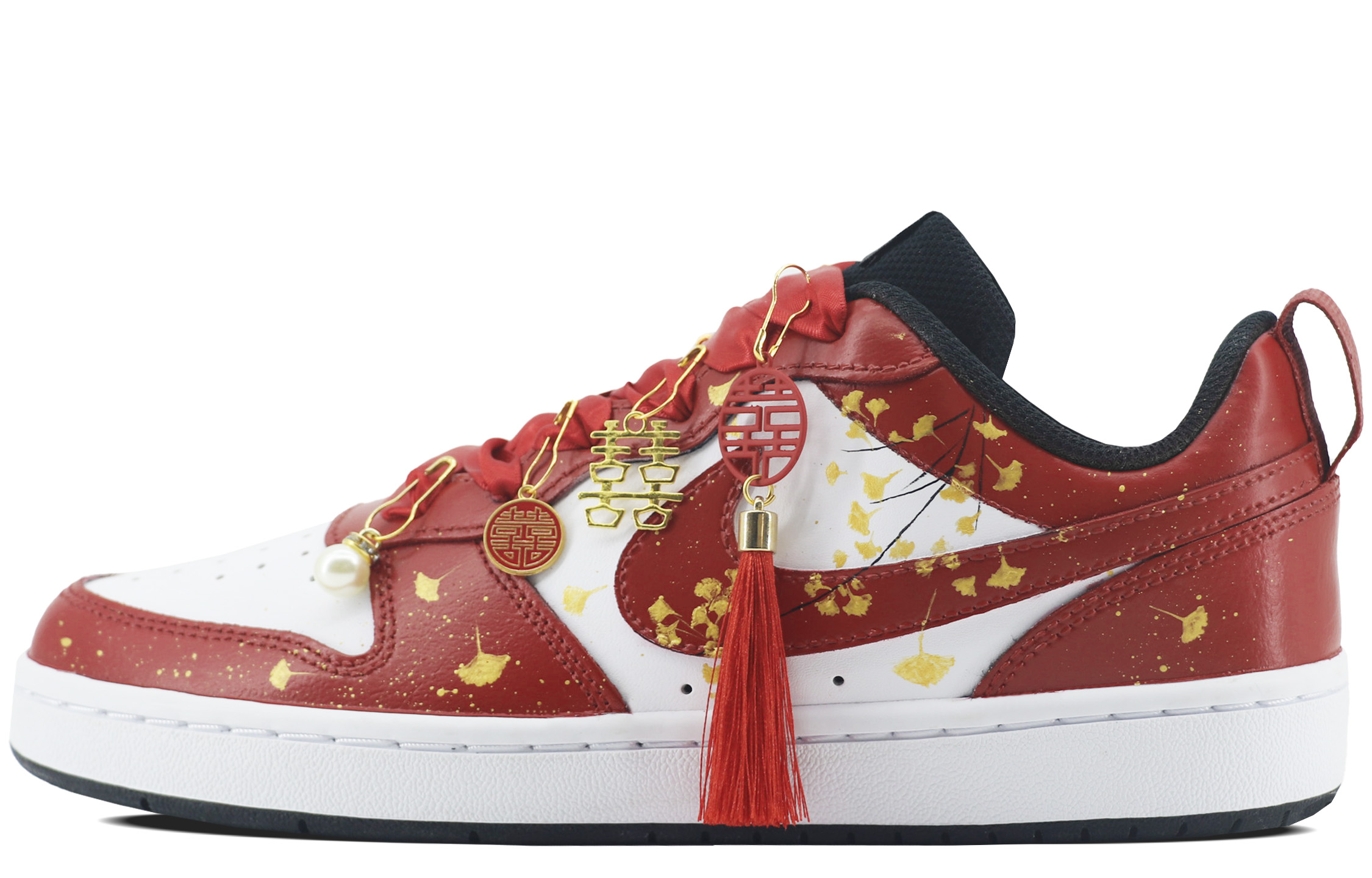 Nike Court Borough Slip Resistant Abrasion Resistant Low top Kids' Skateboarding Shoes Red
Nike Court Borough Slip Resistant Abrasion Resistant Low top Kids' Skateboarding Shoes Red