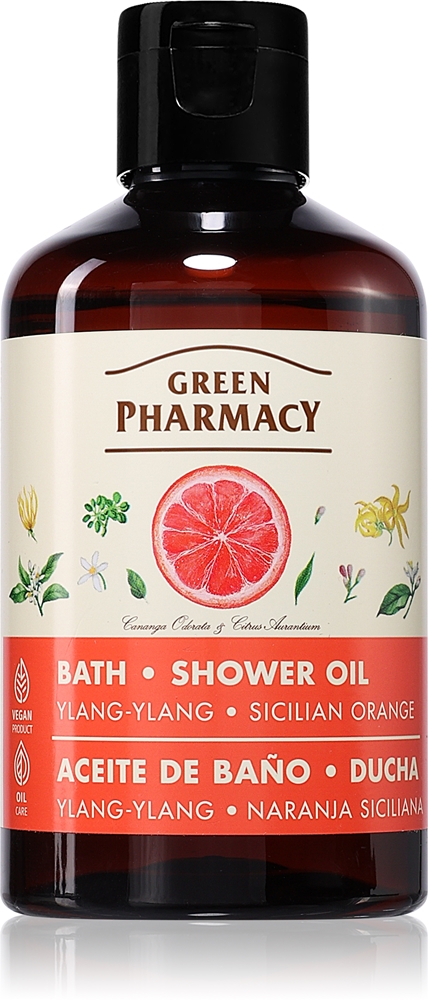 Освежающее масло для душа с маслом иланг-иланга и сицилийского апельсина Green Pharmacy, 250 мл
Освежающее масло для душа с маслом иланг-иланга и сицилийского апельсина Green Pharmacy, 250 мл