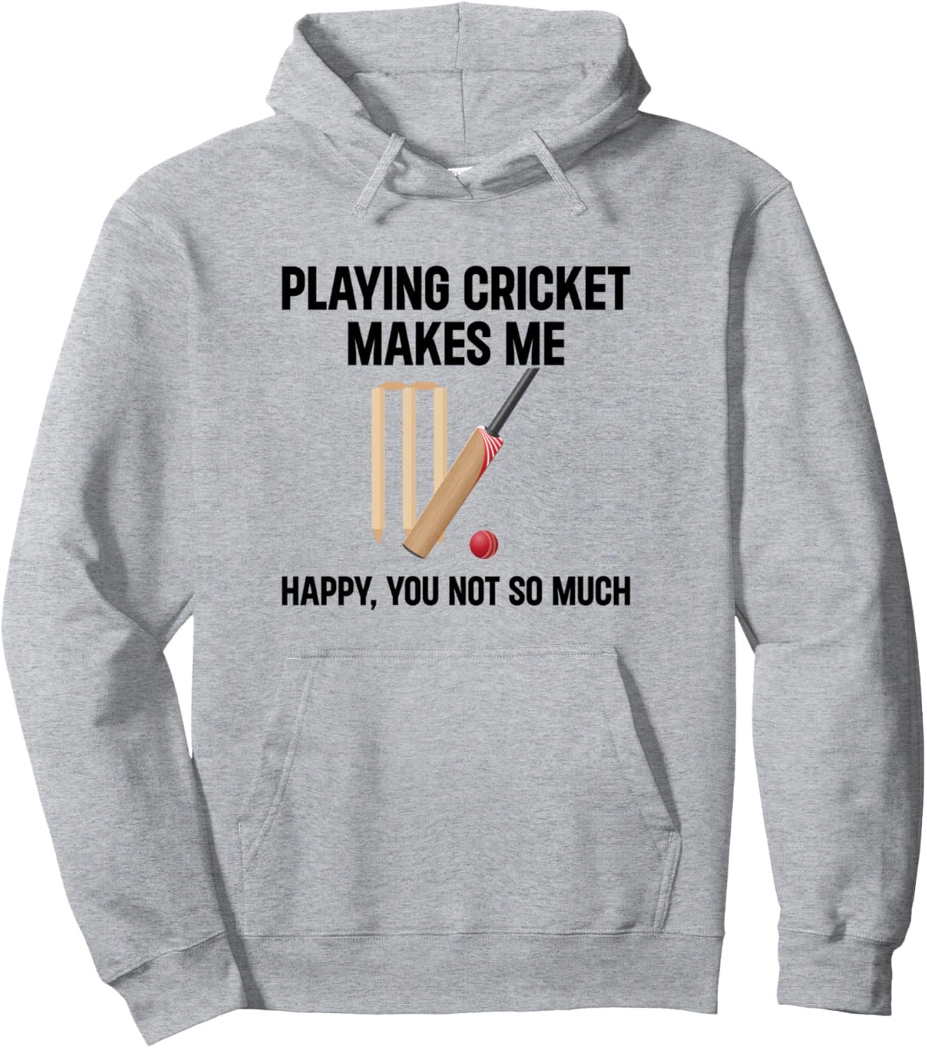 Игра в крикет делает меня счастливым, а тебя - нет. - Толстовка с принтом крикета Cricketing Cricket Player, серый
Игра в крикет делает меня счастливым, а тебя - нет. - Толстовка с принтом крикета Cricketing Cricket Player, серый