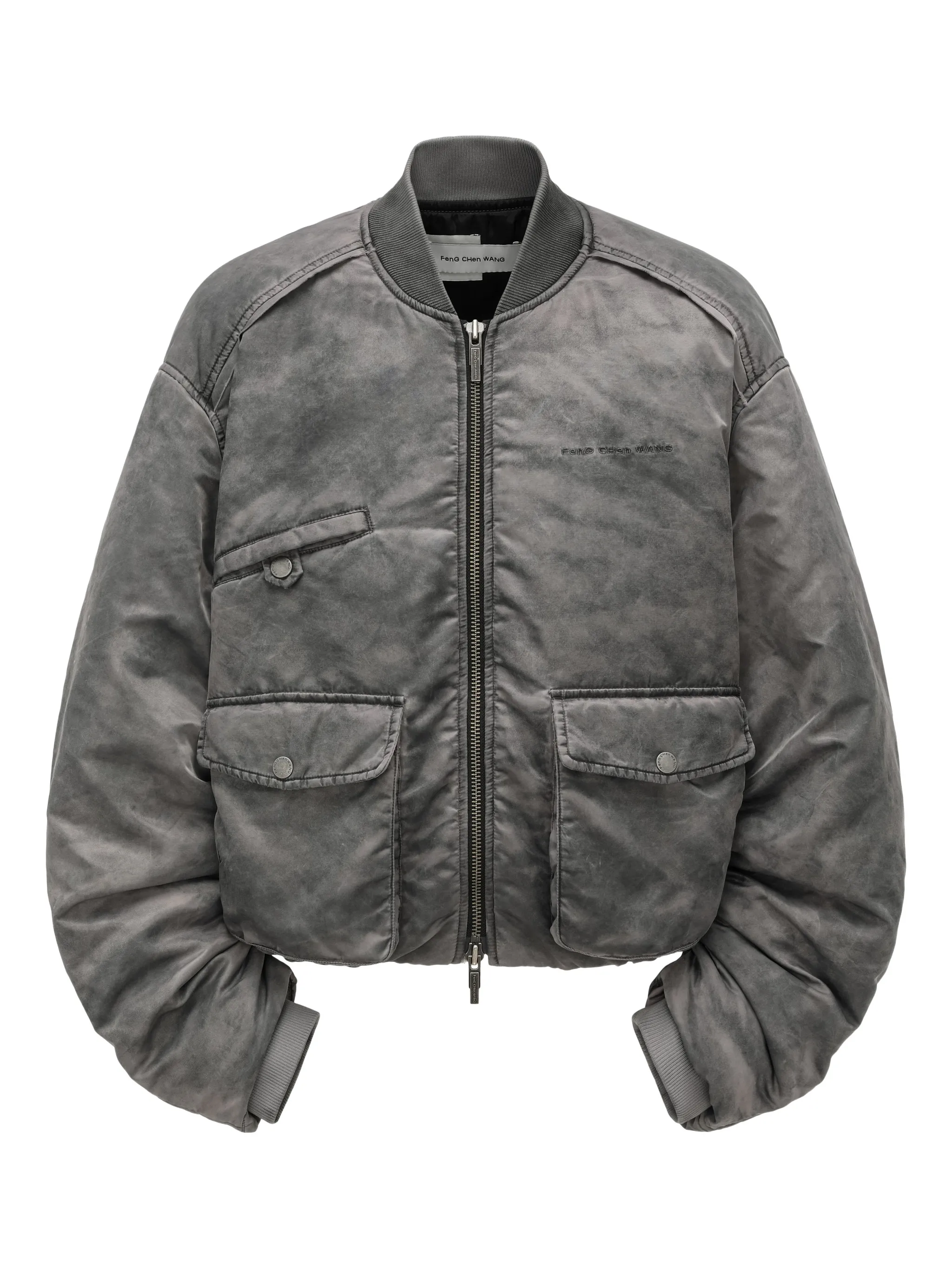 Куртка на молнии с логотипом Feng Chen Wang, серый
Куртка на молнии с логотипом Feng Chen Wang, серый