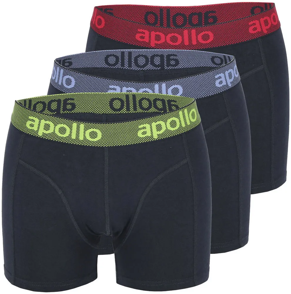 Боксеры Apollo "APOLLO MEN BOXER SHORTS 3-PACK" (3 шт.), 95% хлопок, цвет Multi Navy
Боксеры Apollo "APOLLO MEN BOXER SHORTS 3-PACK" (3 шт.), 95% хлопок, цвет Multi Navy