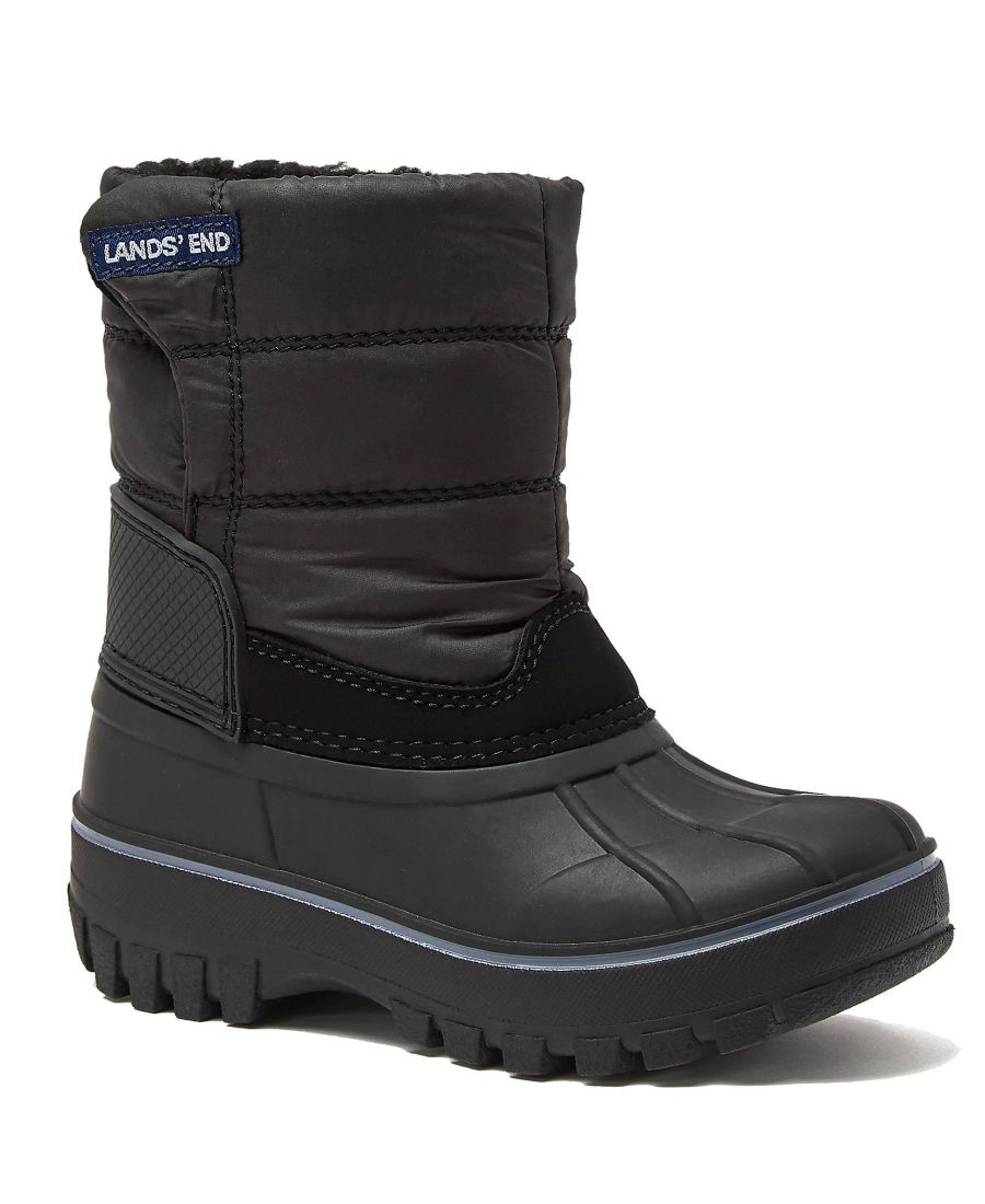 Утепленные водонепроницаемые зимние сапоги для маленьких девочек Lands' End, Black
Утепленные водонепроницаемые зимние сапоги для маленьких девочек Lands' End, Black