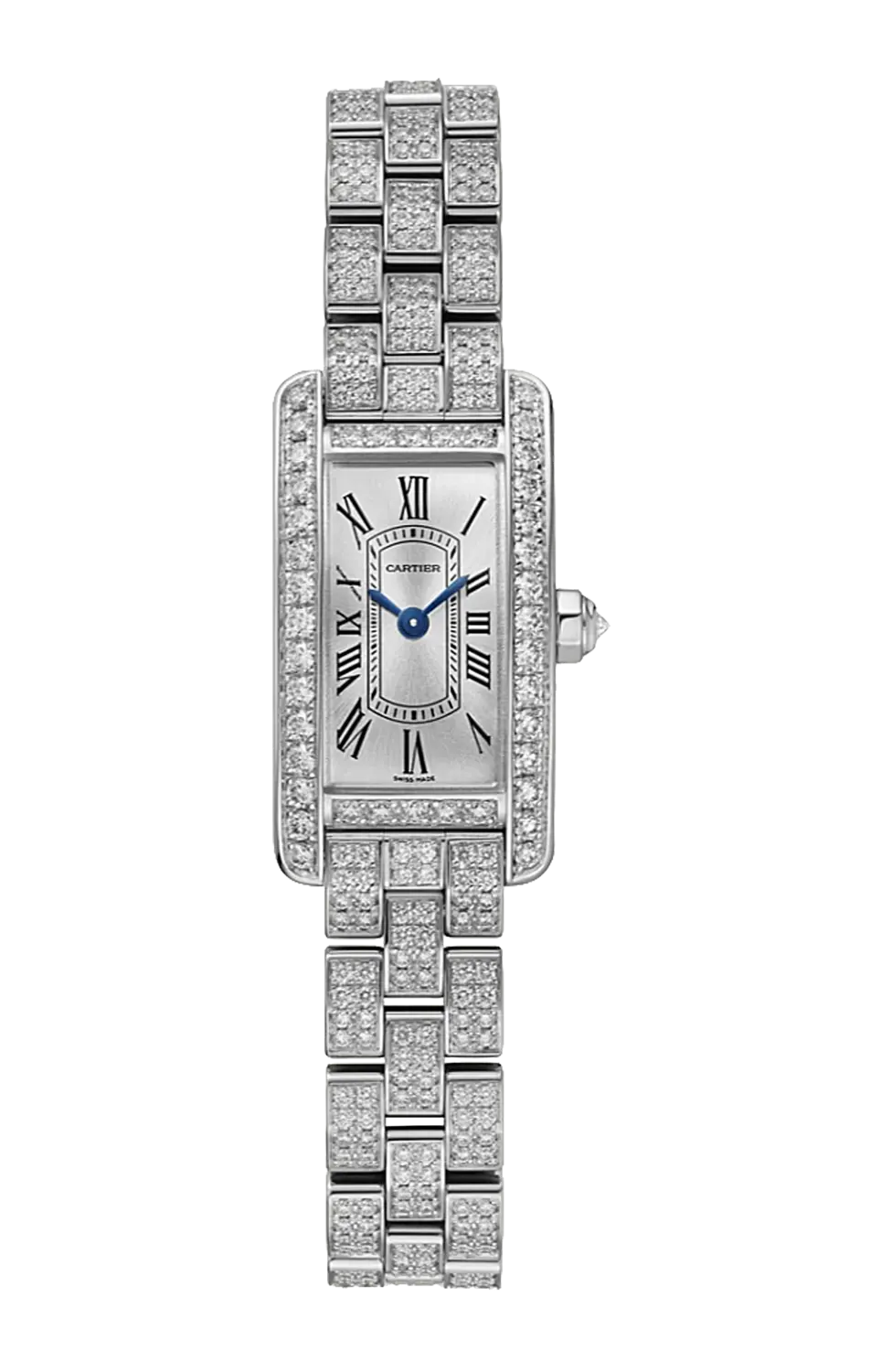 Tank américaine, модель mini, белое золото, бриллианты, кварц - wjta0060 CARTIER
Tank américaine, модель mini, белое золото, бриллианты, кварц - wjta0060 CARTIER
